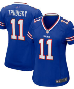 Mitchell Trubisky 11 Buffalo Bills Game Women Jersey - Royal JS6774 nicesnker