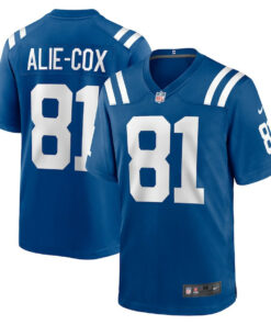 Mo Alie-Cox 81 Indianapolis Colts Game Men Jersey - Royal JS9930 nicesnker