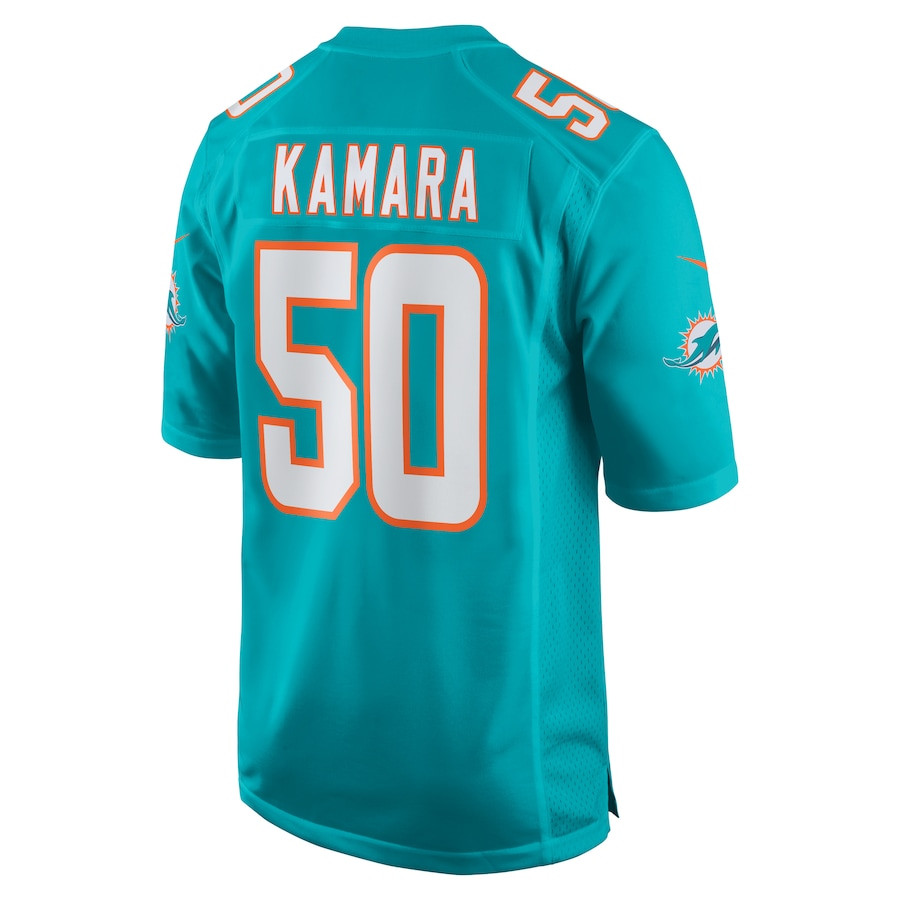 Mohamed Kamara 50 Miami Dolphins Game Men Jersey - Aqua JS3426 nicesnker - Image 3
