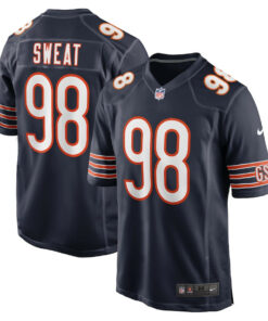 Montez Sweat 98 Chicago Bears Game Men Jersey - Navy JS5141 nicesnker