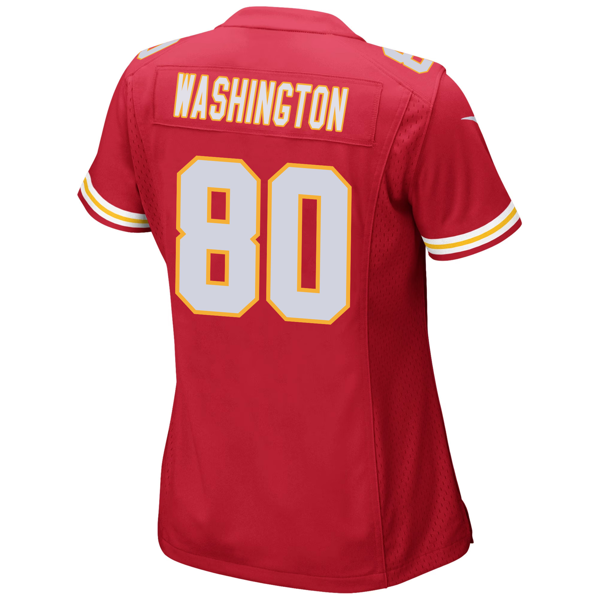 Montrell Washington 80 Kansas City Chiefs Super Bowl LVIII Champions 4X Game Women Jersey - Red JS7236 nicesnker - Image 3
