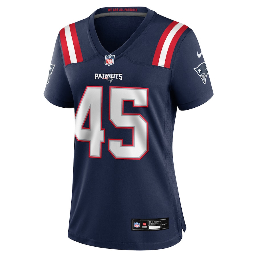 Monty Rice 45 New England Patriots Women's Game Jersey - Navy JS5115 nicesnker - Image 2