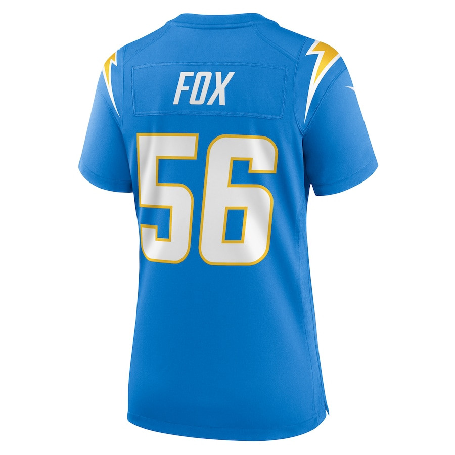 Morgan Fox 56 Los Angeles Chargers Women's Game Jersey - Powder Blue JS2505 nicesnker - Image 3