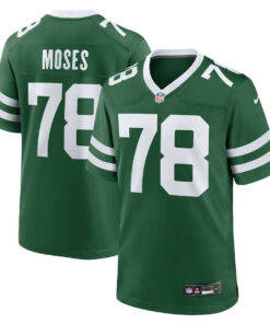 Morgan Moses 78 New York Jets Team Game Men Jersey - Legacy Green JS8404 nicesnker