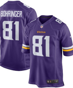 Moritz Bohringer 81 Minnesota Vikings Men Team Color Game Jersey - Purple JS6935 nicesnker