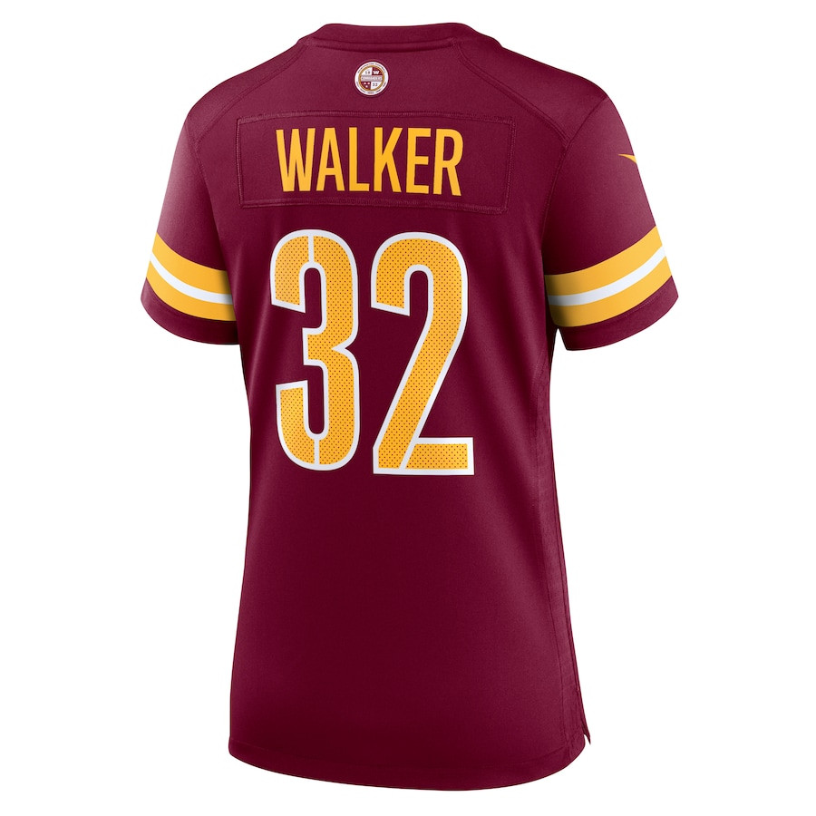 Mykal Walker 32 Washington Commanders Women's Game Jersey - Burgundy JS6738 nicesnker - Image 3