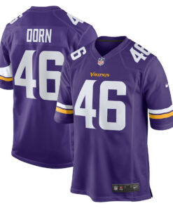 Myles Dorn 46 Minnesota Vikings Men Game Jersey - Purple JS2408 nicesnker