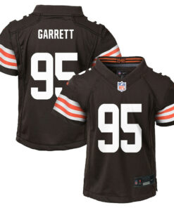 Myles Garrett 95 Cleveland Browns Player Game YOUTH Jersey - Brown JS6217 nicesnker