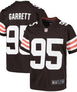 Myles Garrett 95 Cleveland Browns YOUTH Game Jersey - Brown JS1512 nicesnker
