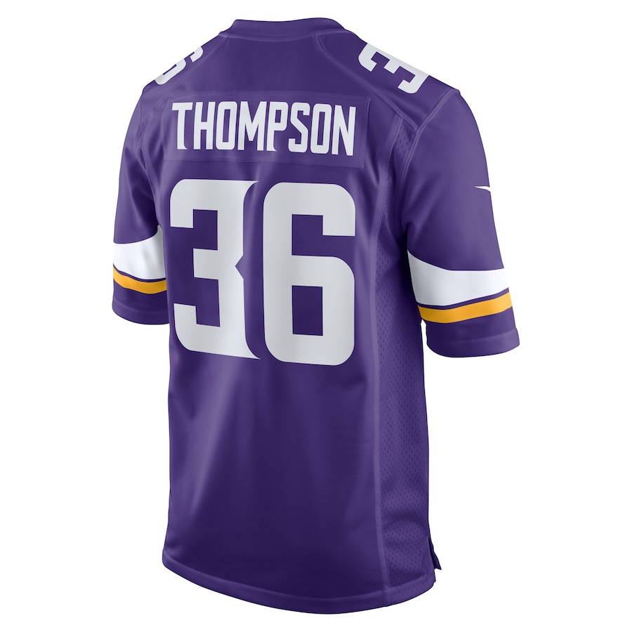 NaJee Thompson 36 Minnesota Vikings Game Men Jersey - Purple JS6323 nicesnker - Image 3