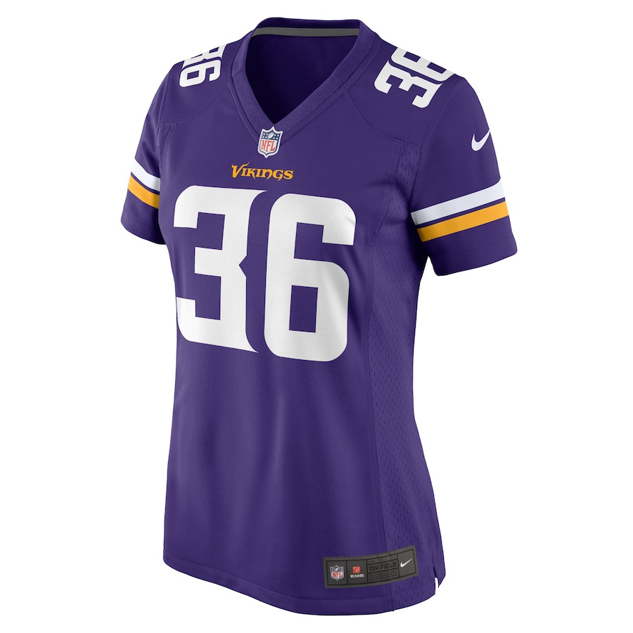 NaJee Thompson 36 Minnesota Vikings Women's Game Jersey - Purple JS3583 nicesnker - Image 2