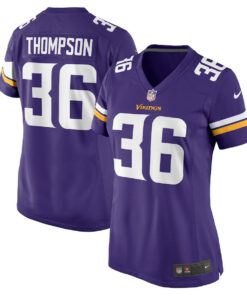 NaJee Thompson 36 Minnesota Vikings Women's Game Jersey - Purple JS3583 nicesnker