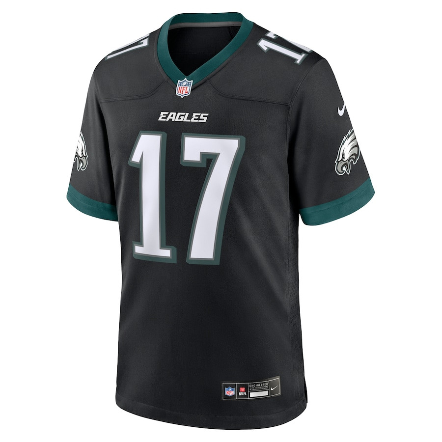 Nakobe Dean 17 Philadelphia Eagles Alternate Game Men Jersey - Black JS6872 nicesnker - Image 2
