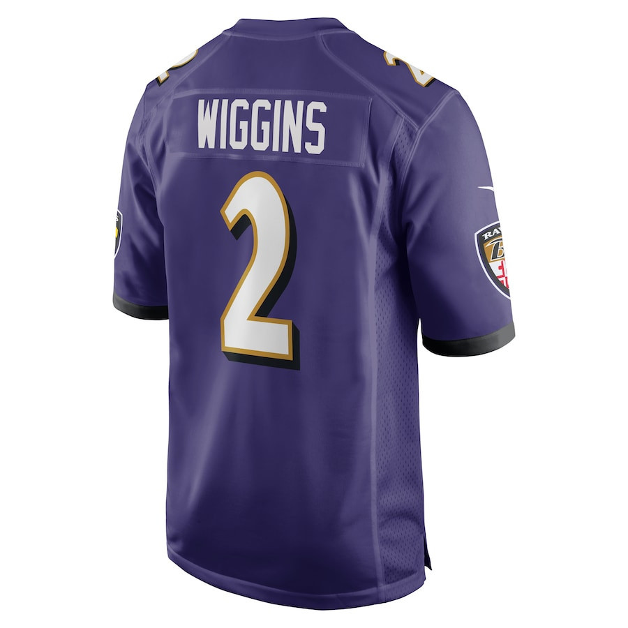Nate Wiggins #2 Baltimore Ravens Super Bowl LIX Jersey - Men's - Purple JS4925 nicesnker - Image 3