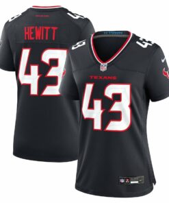 Neville Hewitt 43 Houston Texans Women's Team Game Jersey - Navy JS4471 nicesnker