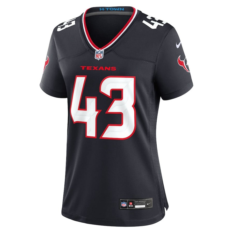 Neville Hewitt 43 Houston Texans Women's Team Game Jersey - Navy JS4471 nicesnker - Image 2