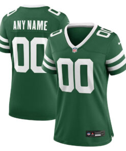 New York Jets Game Jersey Customized - Women, Green JS2013 nicesnker