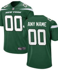 New York Jets Men Game Custom Jersey - Gotham Green JS1483 nicesnker
