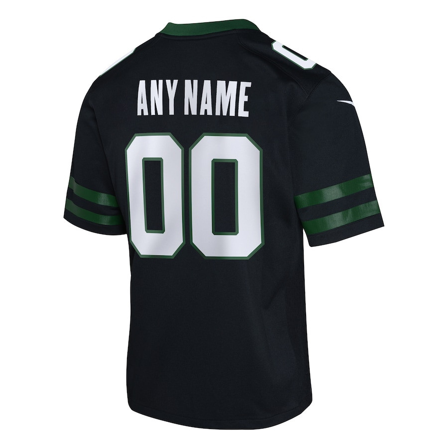 New York Jets Youth Game Jersey Customized , Legacy Black JS9335 nicesnker - Image 3