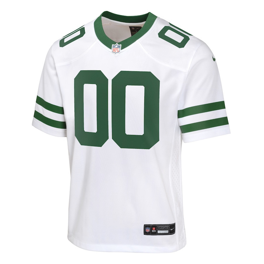 New York Jets Youth Game Jersey Customized, Legacy White JS5133 nicesnker - Image 2