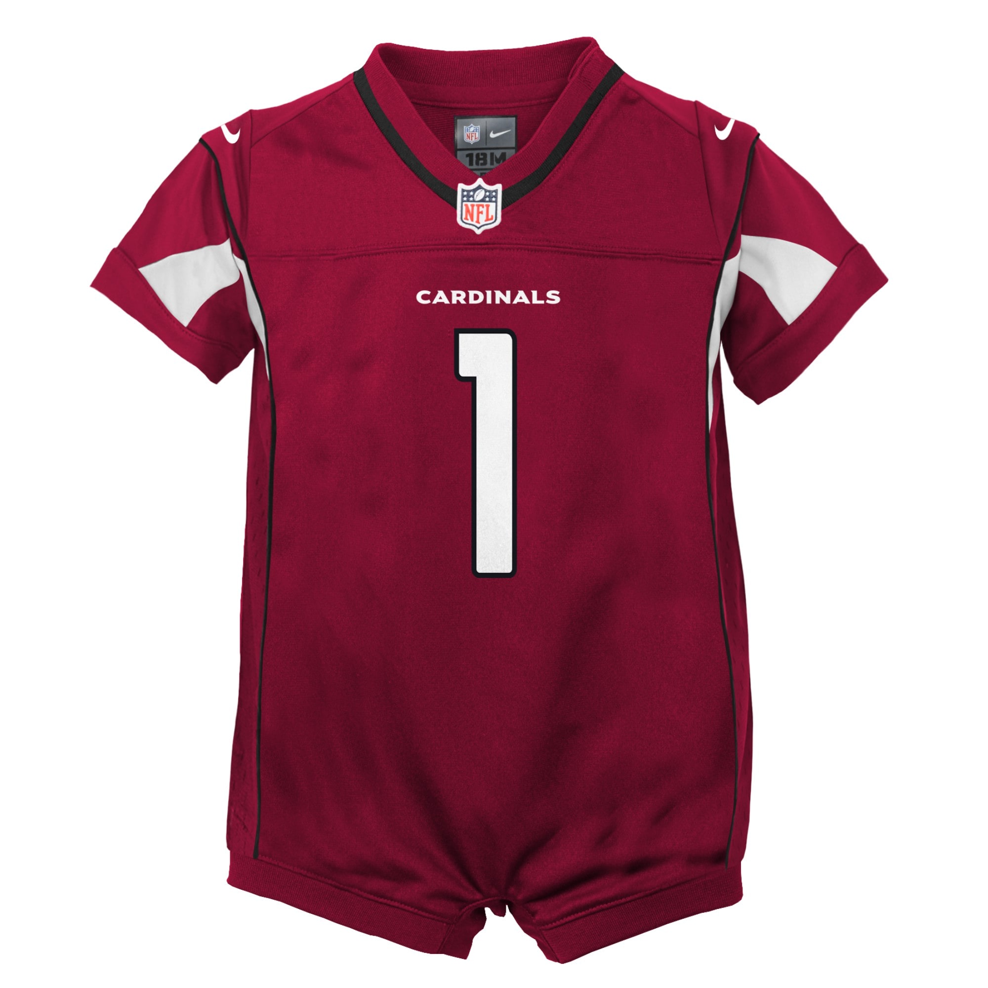 Newborn & Infant Arizona Cardinals Kyler Murray Cardinal Game Romper Jersey JS5161 nicesnker - Image 2