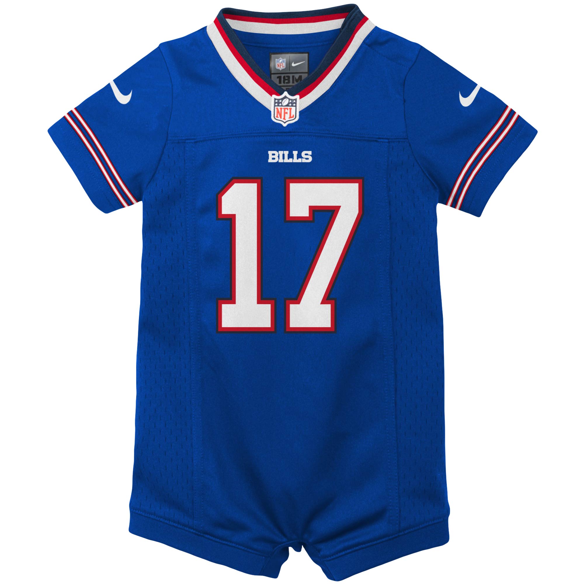 Newborn & Infant Buffalo Bills Josh Allen Royal Romper Jersey JS8642 nicesnker - Image 2