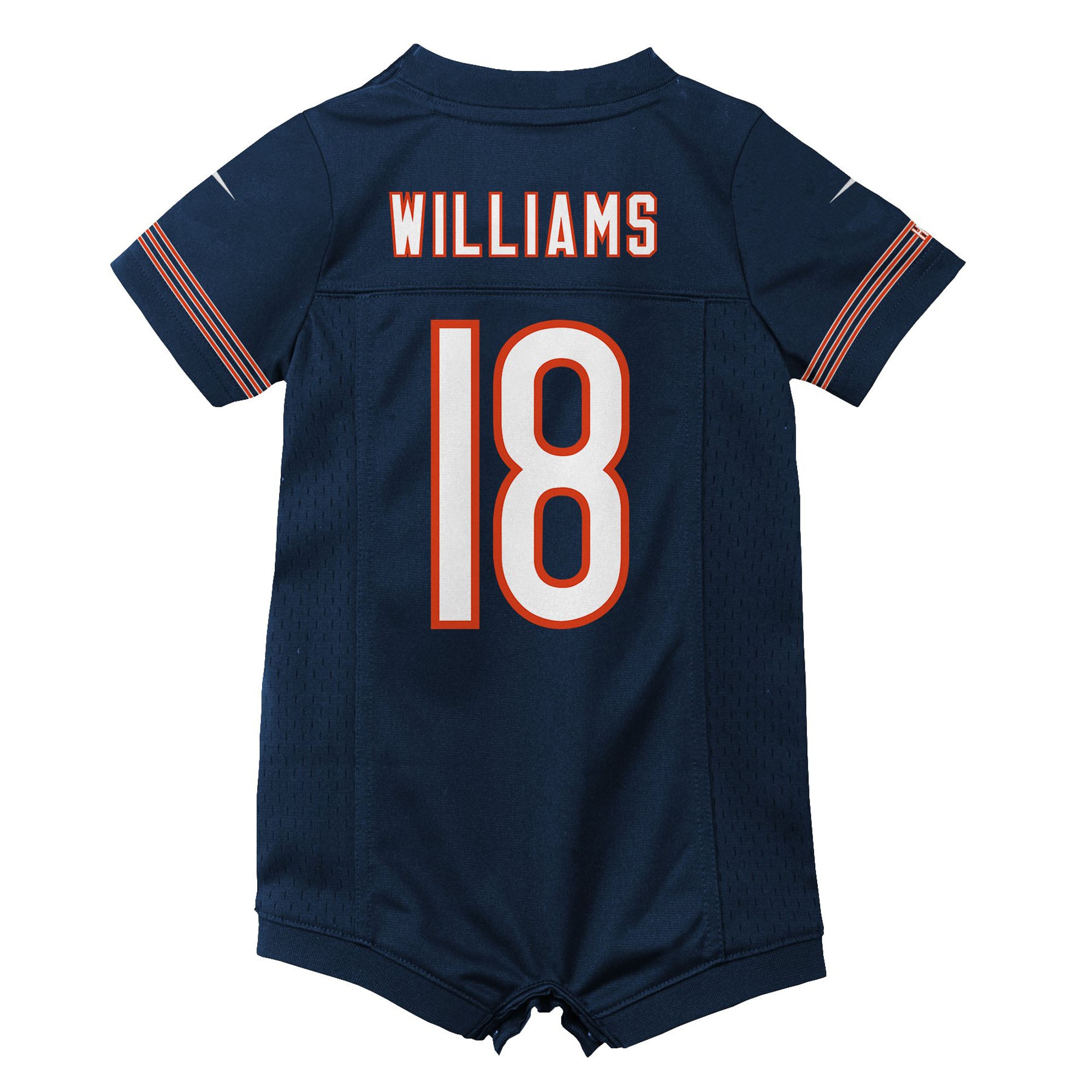 Newborn & Infant Chicago Bears Caleb Williams Navy Game Romper Jersey JS6558 nicesnker - Image 3