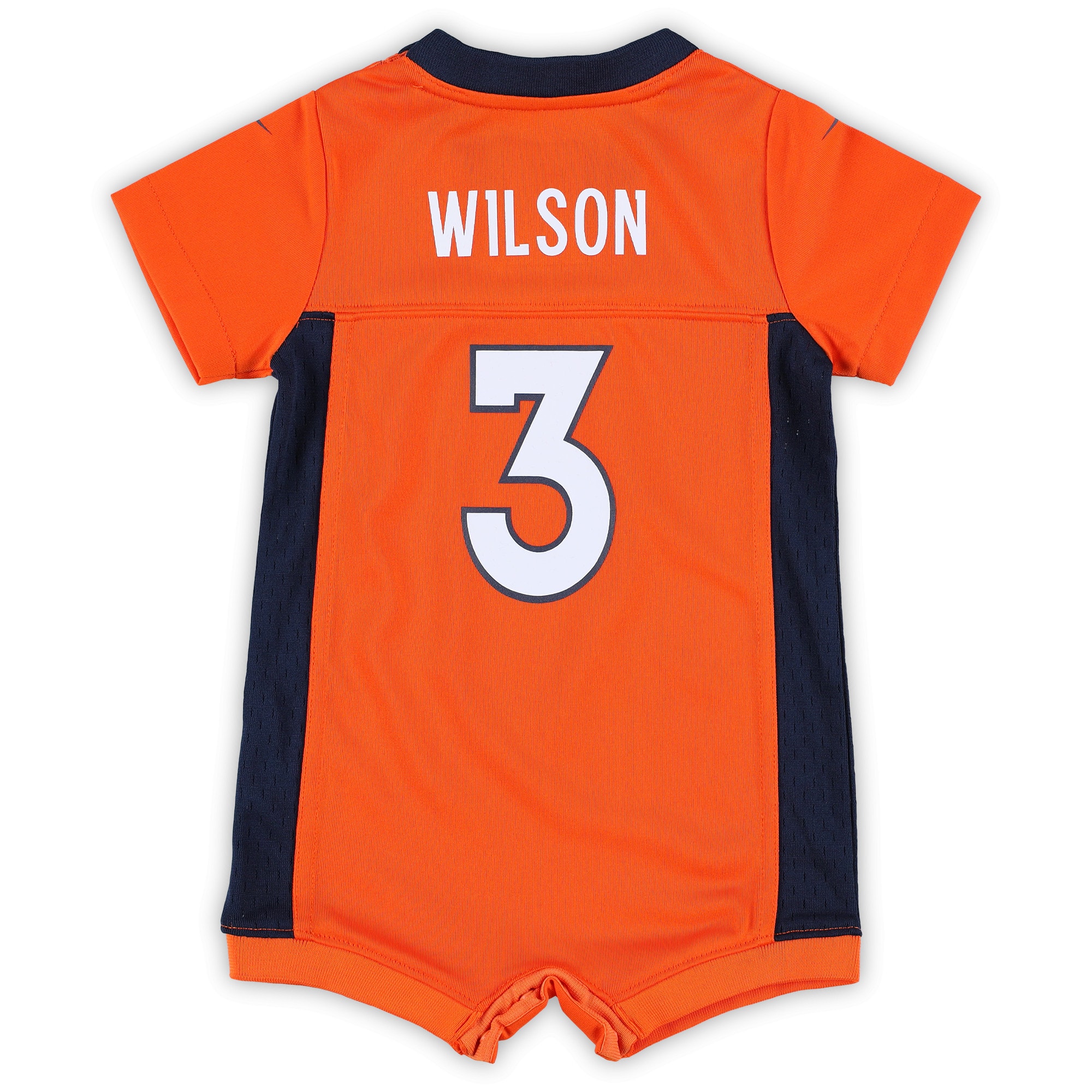 Newborn & Infant Denver Broncos Russell Wilson Orange Game Romper Jersey JS5338 nicesnker - Image 3