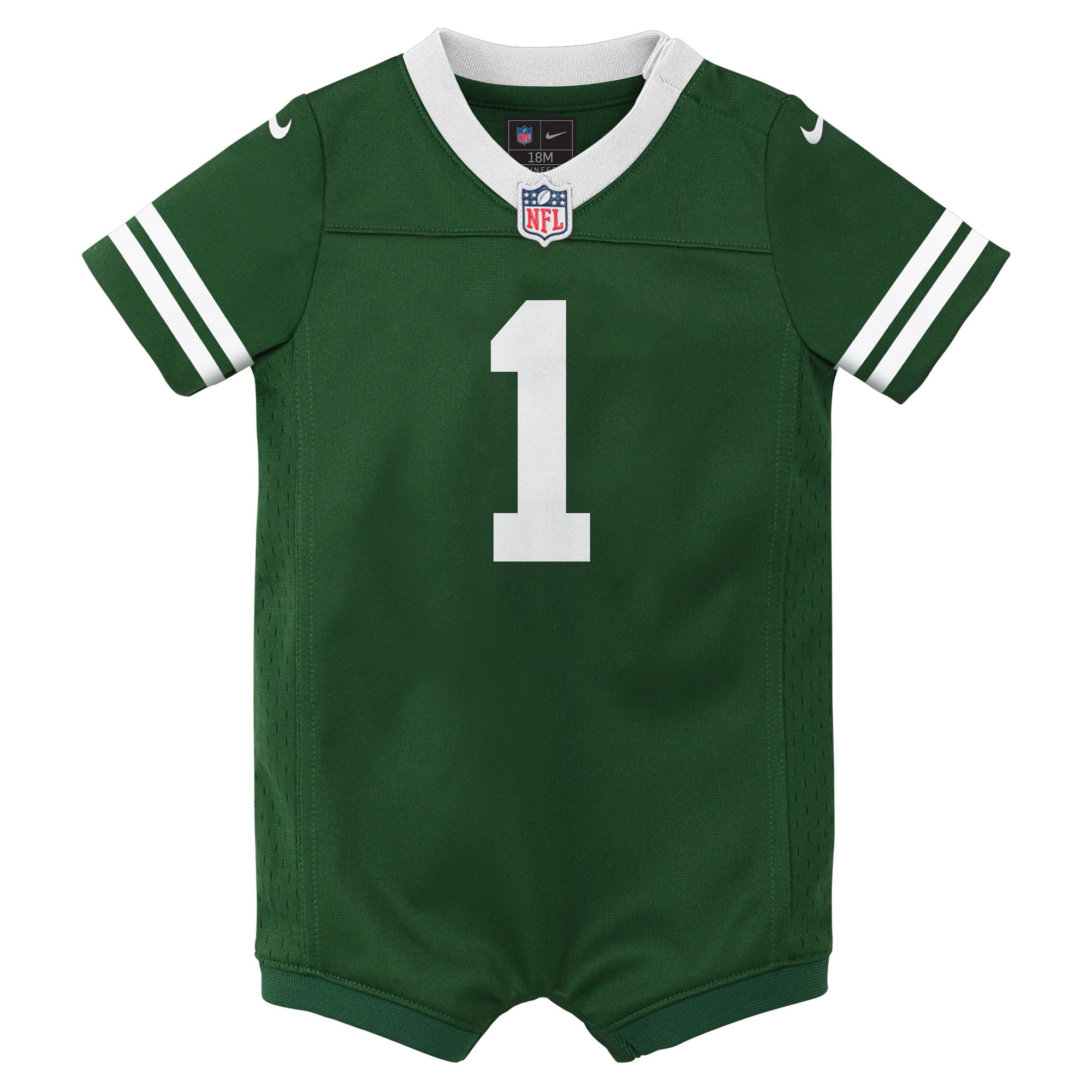 Newborn & Infant New York Jets Ahmad Sauce Gardner Legacy Green Game Romper Jersey JS7214 nicesnker - Image 2