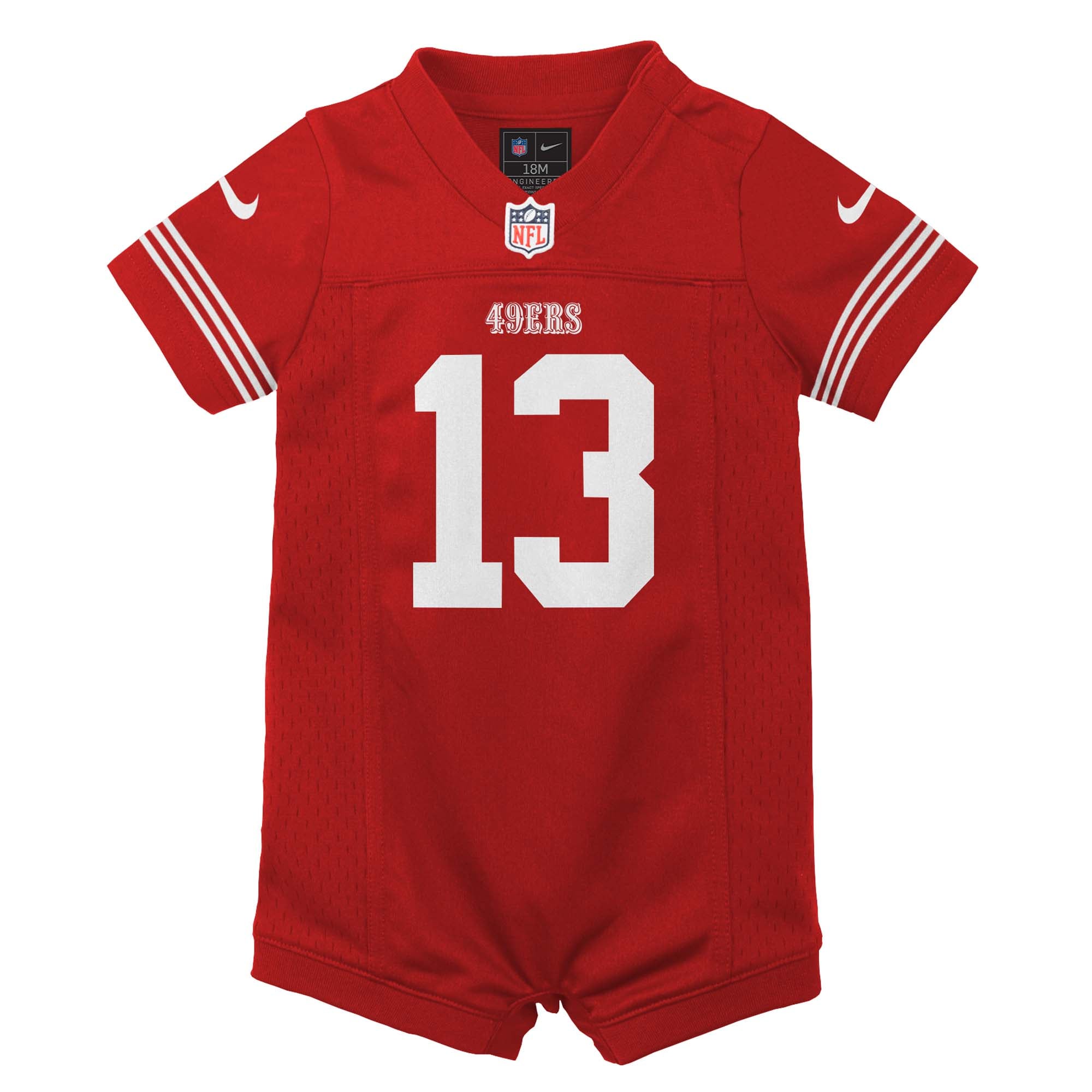 Newborn & Infant San Francisco 49ers Brock Purdy Scarlet Game Romper Jersey JS9763 nicesnker - Image 2