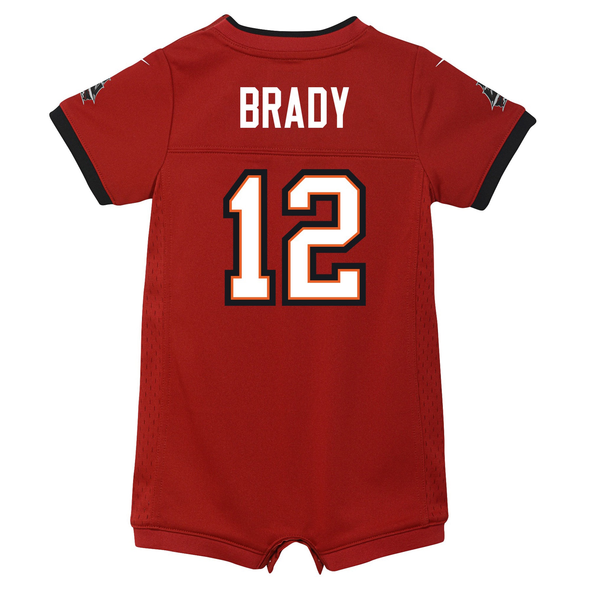 Newborn & Infant Tampa Bay Buccaneers Tom Brady Red Game Romper Jersey JS7085 nicesnker - Image 2