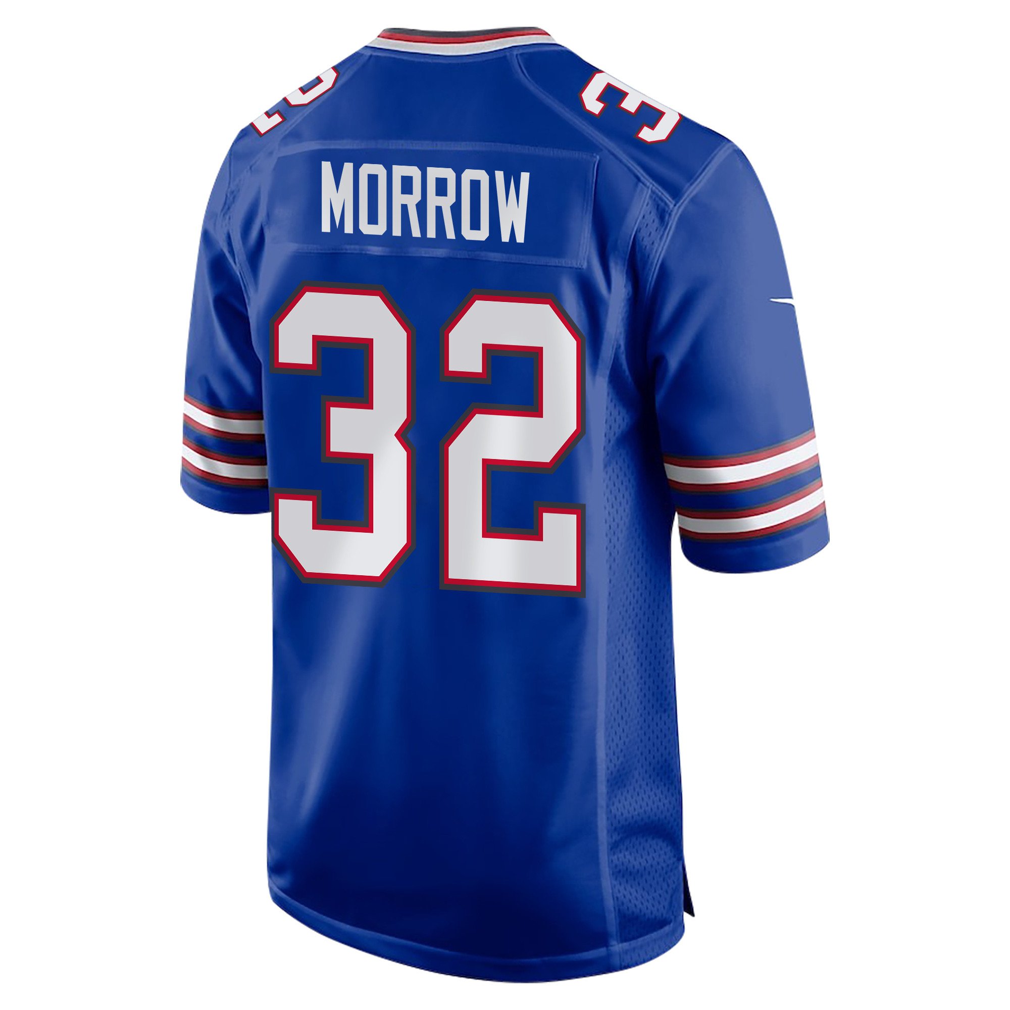 Nicholas Morrow 32 Buffalo Bills Super Bowl LIX Champions Patch 'New Orleans - A Symphony of Sport' EMBROIDERED Game Men Jersey - Royal JS7453 nicesnker - Image 2