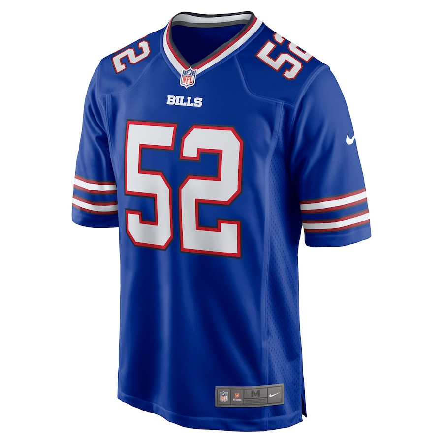 Nicholas Morrow 52 Buffalo Bills Game Men Jersey - Royal JS3795 nicesnker - Image 2