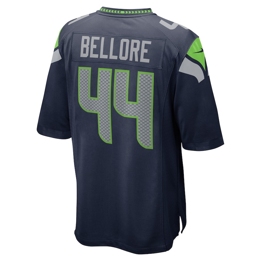 Nick Bellore 44 Seattle Seahawks Men Game Jersey - College Navy JS8446 nicesnker - Image 3