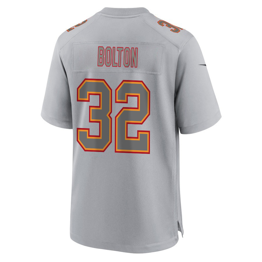 Nick Bolton 32 Kansas City Chiefs Super Bowl LVIII Champions 4X Atmosphere Fashion Game Men Jersey - Gray JS8420 nicesnker - Image 3