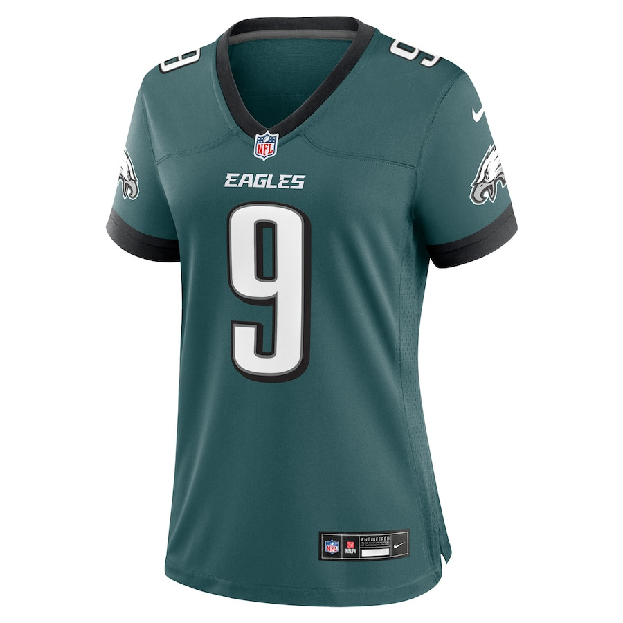 Nick Foles 9 Philadelphia Eagles Team Retired Player Game Jersey - Midnight Green JS2485 nicesnker - Image 2