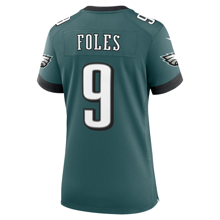 Nick Foles 9 Philadelphia Eagles Team Retired Player Game Jersey - Midnight Green JS2485 nicesnker - Image 3