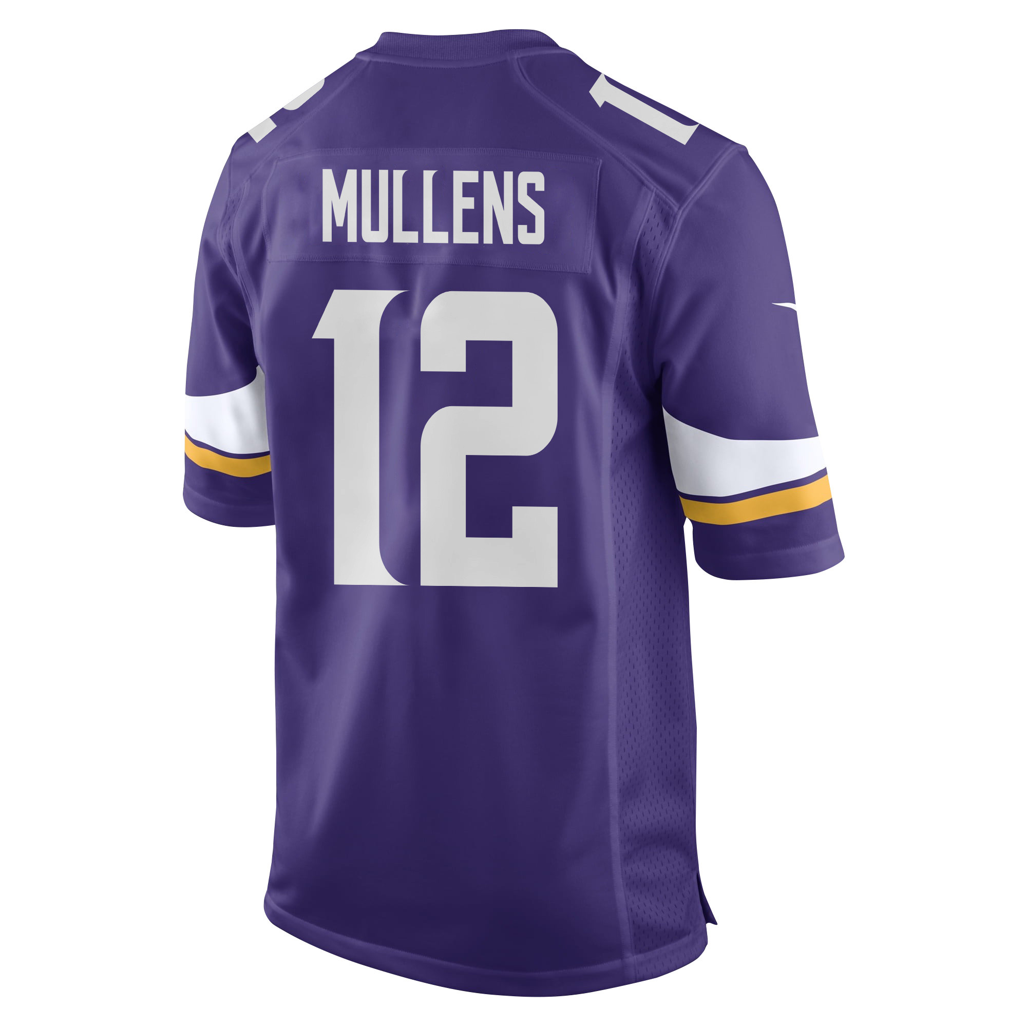 Nick Mullens 12 Minnesota Vikings Super Bowl LIX New Orleans Patch Game Men Jersey - Purple JS3086 nicesnker - Image 2