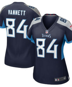 Nick Vannett 84 Tennessee Titans Women's Game Jersey - Navy JS8411 nicesnker