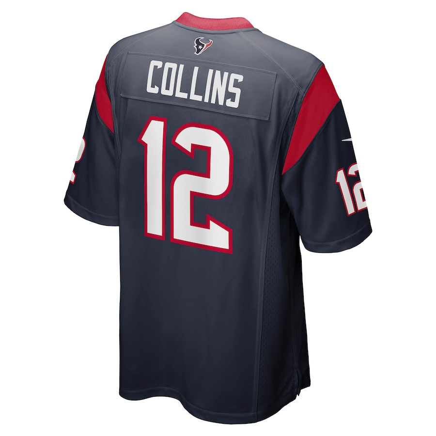 Nico Collins 12 Houston Texans Men Game Jersey - Navy JS3007 nicesnker - Image 3