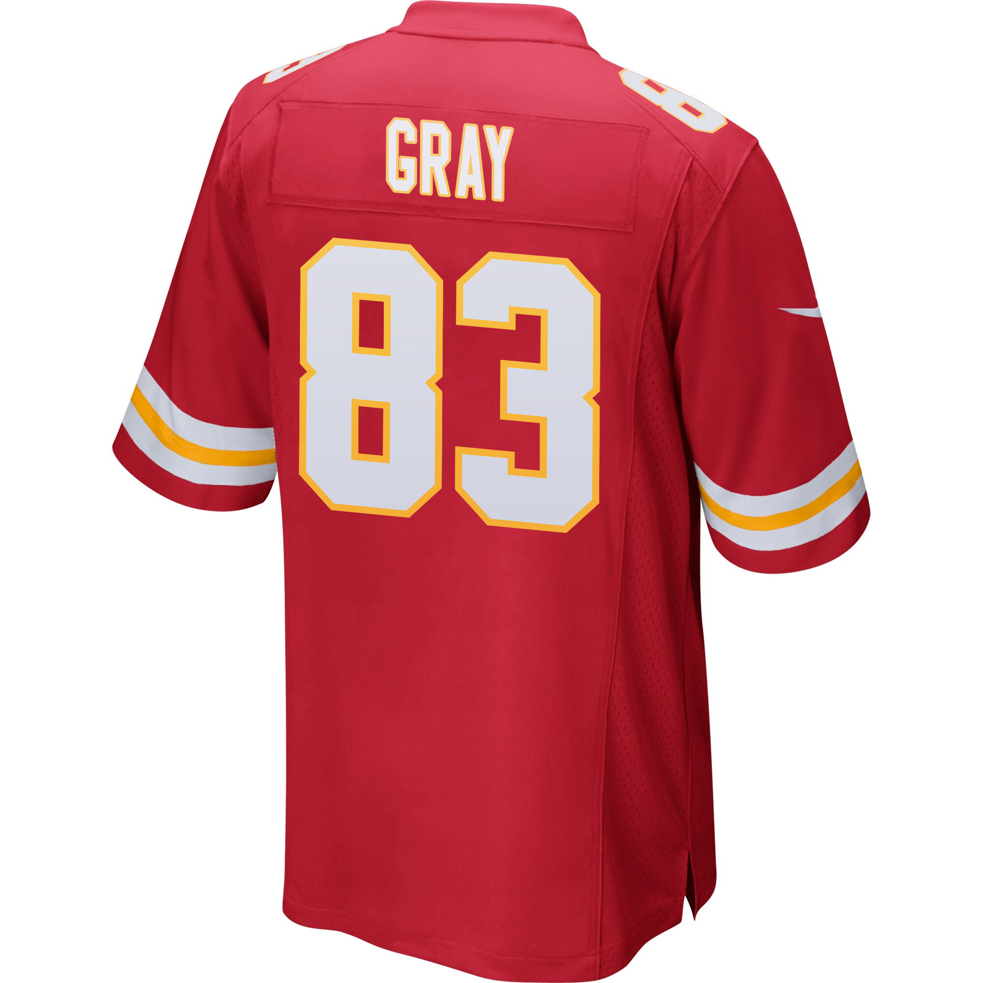 Noah Gray 83 Kansas City Chiefs Super Bowl LVIII Patch Game Men Jersey - Red JS8183 nicesnker - Image 3