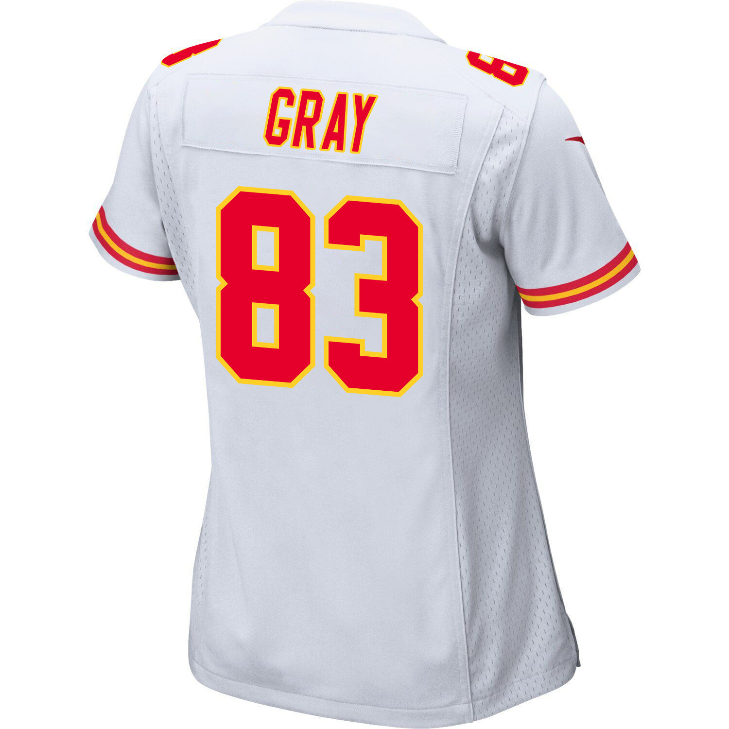 Noah Gray 83 Kansas City Chiefs Super Bowl LVIII Patch Game Women Jersey - White JS3364 nicesnker - Image 3
