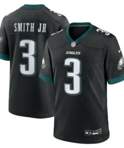 Nolan Smith 3 Philadelphia Eagles Alternate Game Men Jersey - Black JS5822 nicesnker