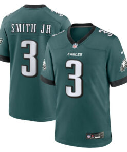 Nolan Smith 3 Philadelphia Eagles Team Game Men Jersey - Midnight Green JS7087 nicesnker