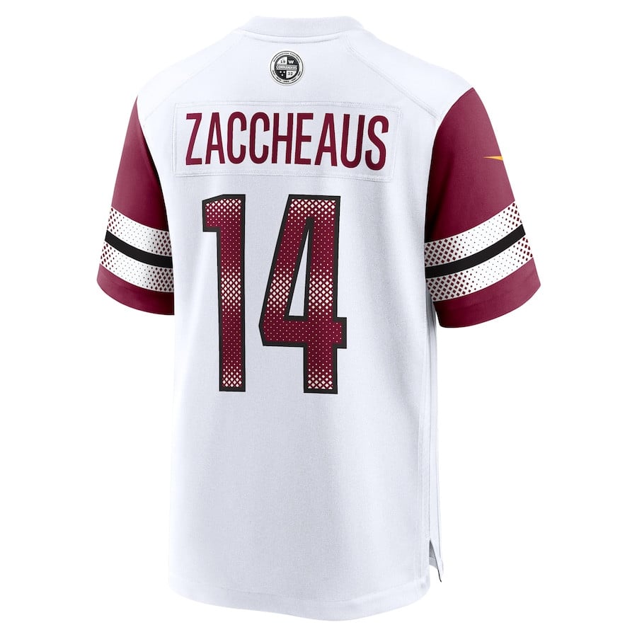 Olamide Zaccheaus 14 Washington Commanders Game Men Jersey - White JS6251 nicesnker - Image 3