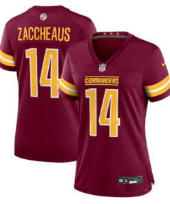 Olamide Zaccheaus 14 Washington Commanders Women's Game Jersey - Burgundy JS8534 nicesnker