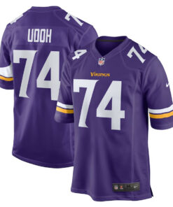 Oli Udoh 74 Minnesota Vikings Men Game Jersey - Purple JS1309 nicesnker