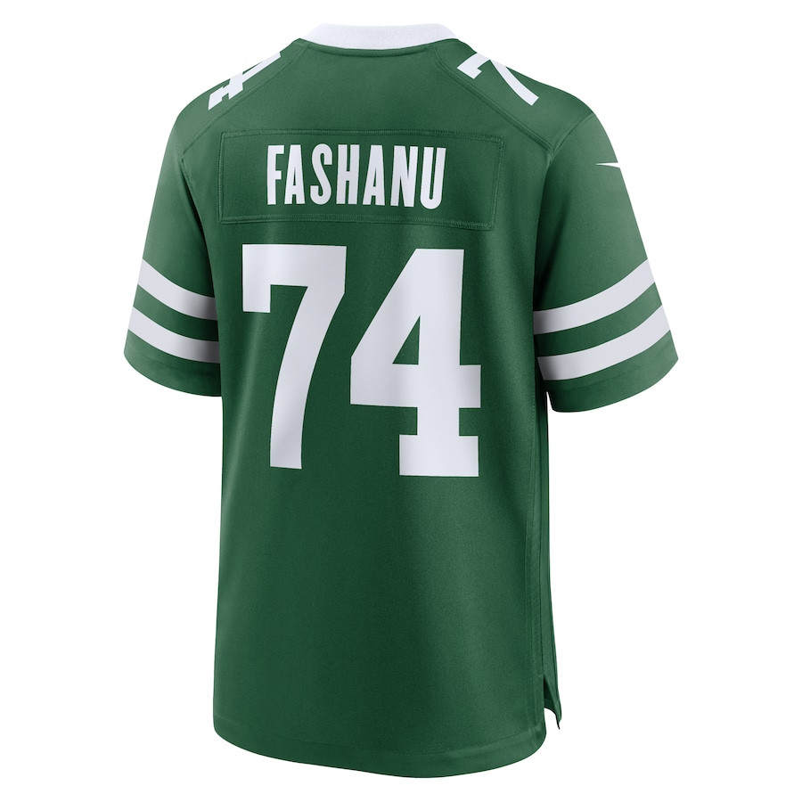 Olu Fashanu 74 New York Jets Team Game Men Jersey - Legacy Green JS9956 nicesnker - Image 3