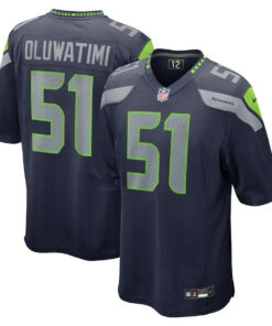 Olu Oluwatimi 51 Seattle Seahawks Game Men Jersey - College Navy JS6691 nicesnker