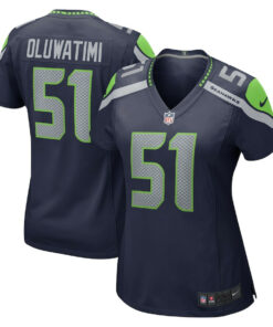 Olu Oluwatimi 51 Seattle Seahawks Women's Game Jersey - College Navy JS2791 nicesnker